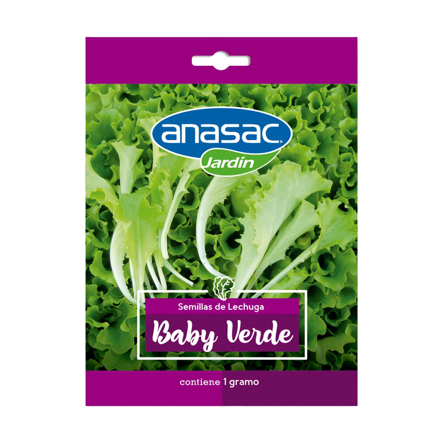 Semilla Lechuga Baby Leaf Verde 1 GR Anasac Tienda Agroservicios