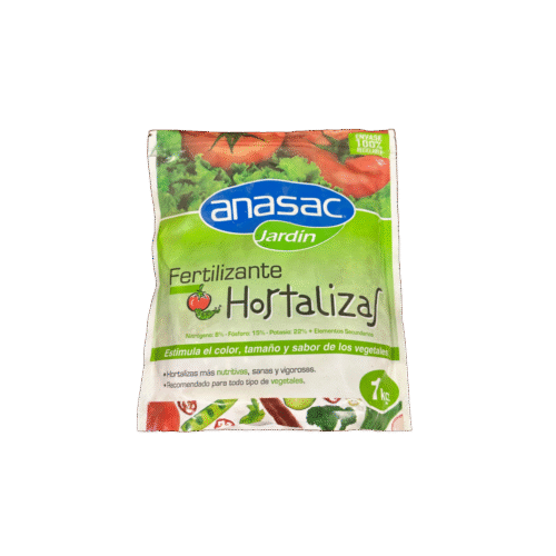 Fertilizante De Hortalizas 8-15-22 Granulado (1 Kg) Anasac
