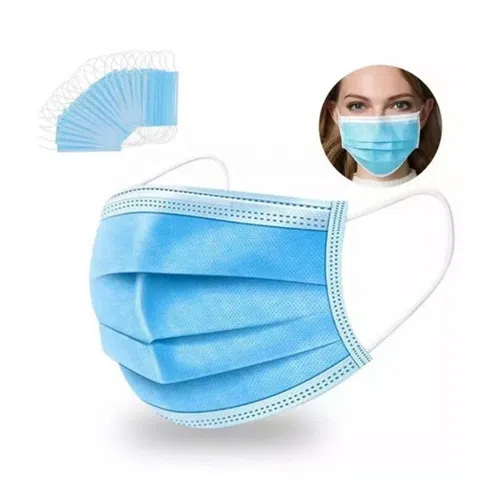 MASCARILLA DESECHABLE 3 PLIEGUES (CAJA 50 UN)