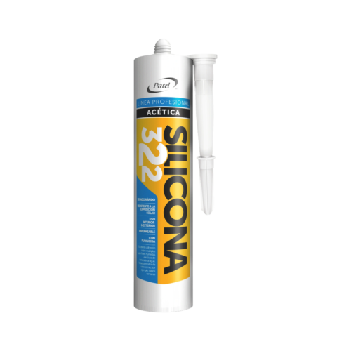 SILICONA ACETICA TRANSPARENTE PATEL (300 ML)