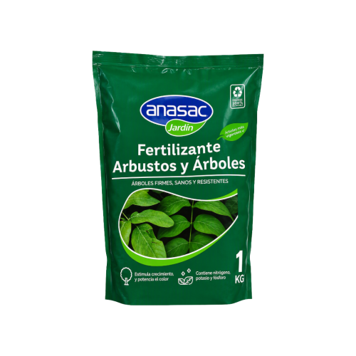 Fertilizante Árbol Arbusto 20-8-8 Granulado (1 Kg) Anasac