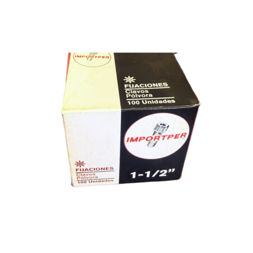 CAJA CLAVO POLVORA 1 1/2" (100UN)