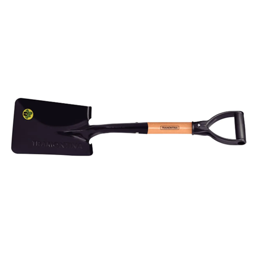PALA CUADRADA PEQUEÑA MANGO MADERA (45 CM) TRAMONTINA