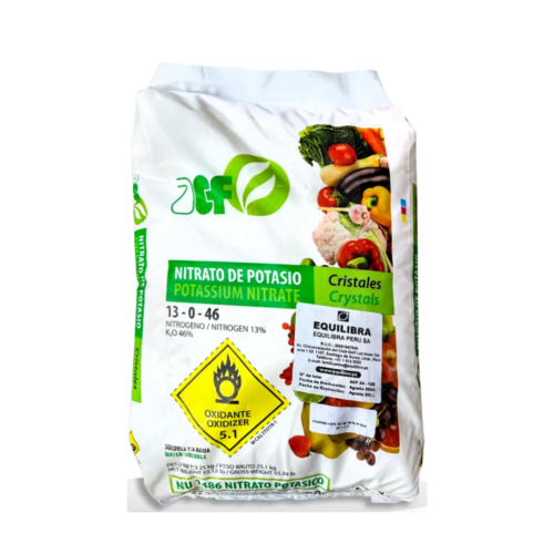 Fertilizante Soluble Nitrato de Potasio (25 Kg)