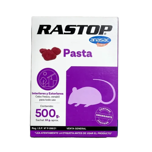 Veneno Ratones Rastop Pasta (500 Gr) Anasac
